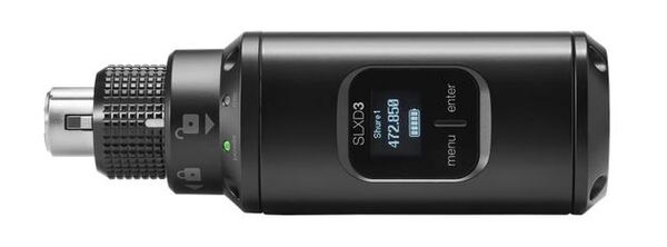 PLUG-ON DIGITAL WIRELESS TRANSMITTER FOR XLR - CONVERT ANY XLR SOURCE TO SLXD WIRELESS TRANSMITTER